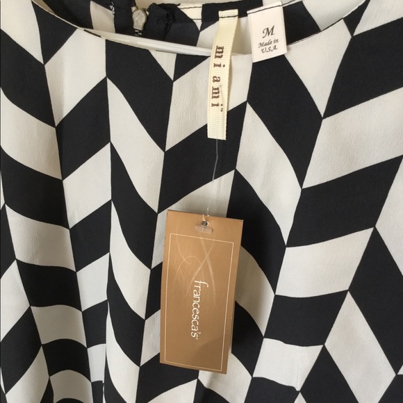 H.PICK🎉 Francesca’s Miami Blouse Made in USA🇺🇸 - Picture 4 of 7
